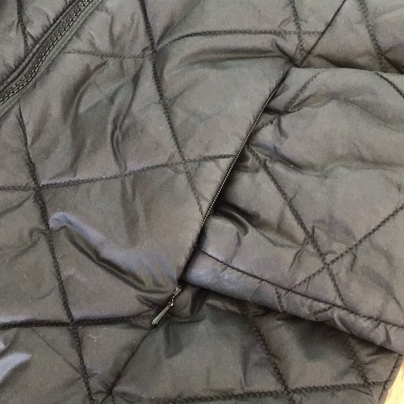 Black Primaloft The North Face Long Full Zip Jacket Small - Picture 4 of 7